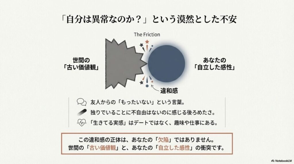 恋愛に興味ない男が抱える「自分は異常？」という不安を解消する視点
