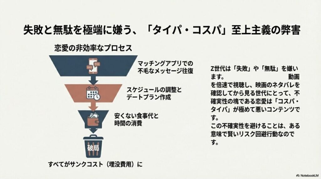 逆三角形のプロセス図