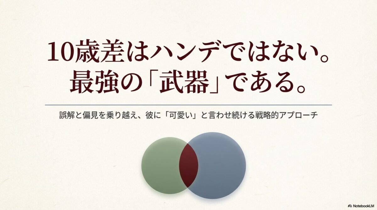10歳差はハンデではなく最強の武器。彼に「可愛い」と言わせる恋愛戦略