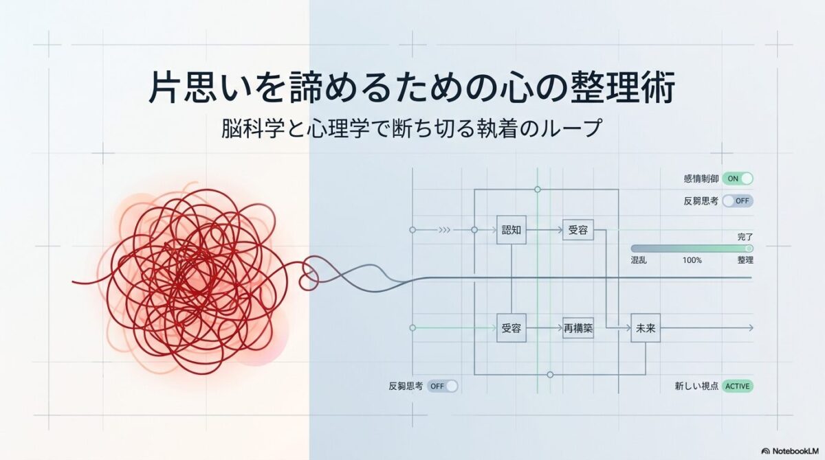 診断・初期化・戦略の3工程で進める心の整理術の図解