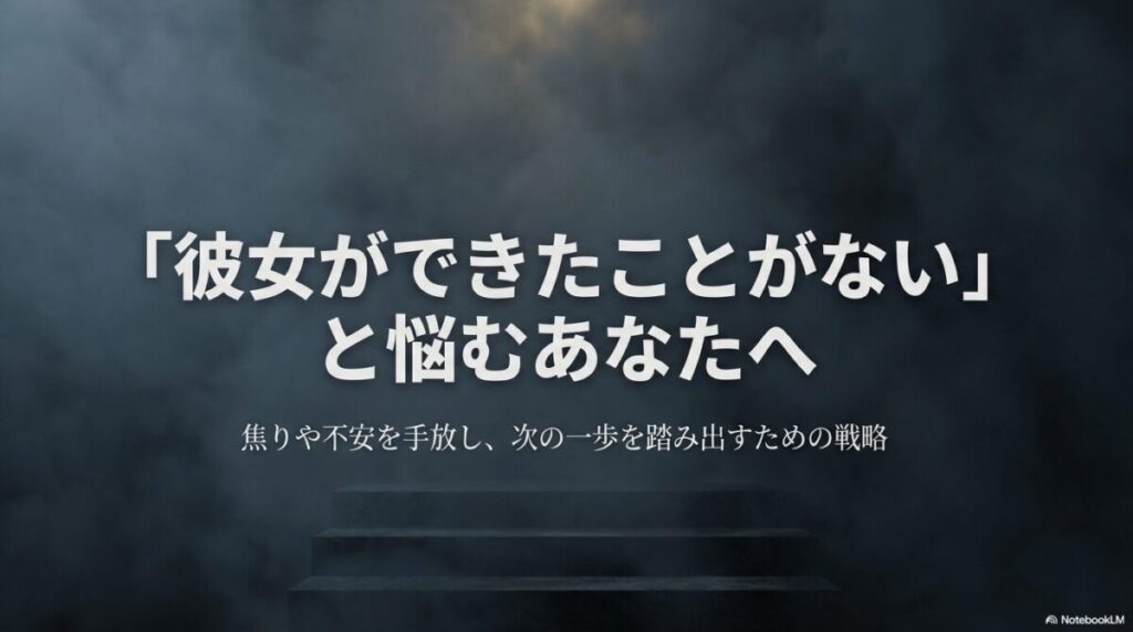 彼女ができたことがないと悩むあなたへ。焦りや不安を手放し、次の一歩を踏み出すための恋愛戦略